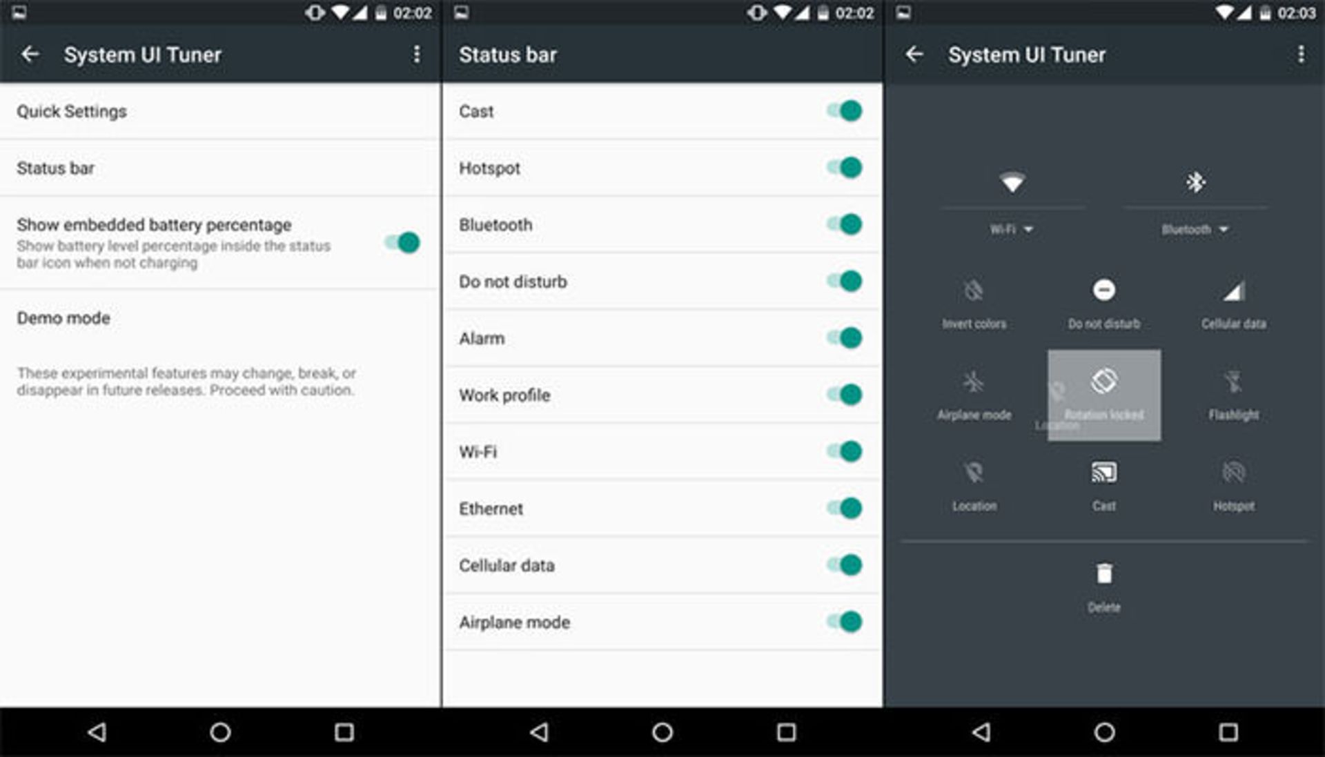 Enable the hidden UI Tuner