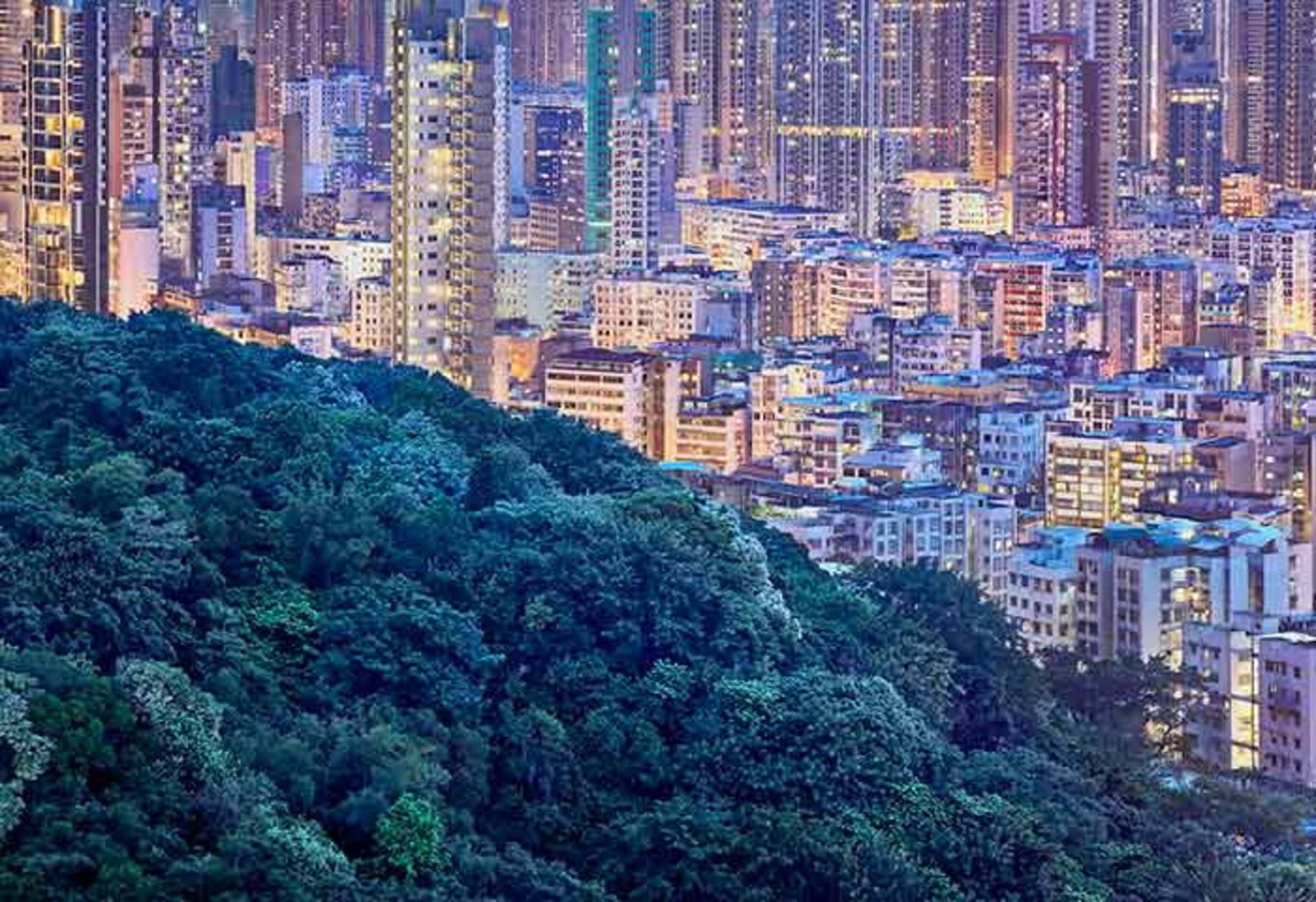 لحظات آبی هنگ کنگ