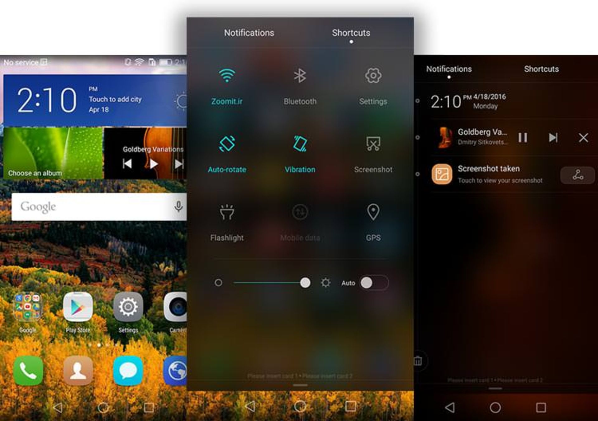 اسکرین شات آنر 5x