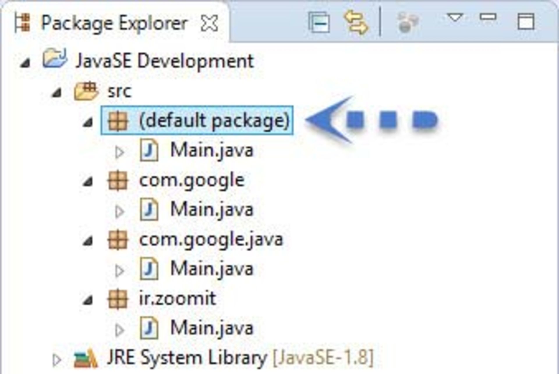 default package