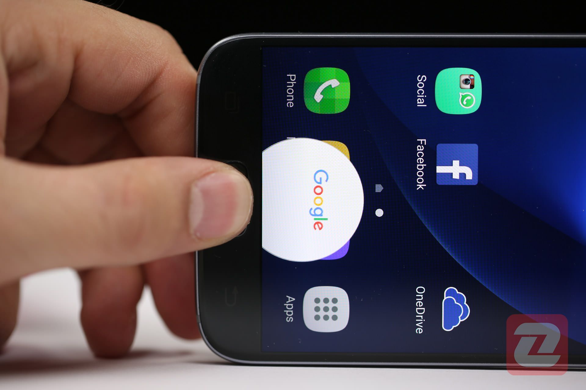 گلکسی اس 7 اثر انگشت