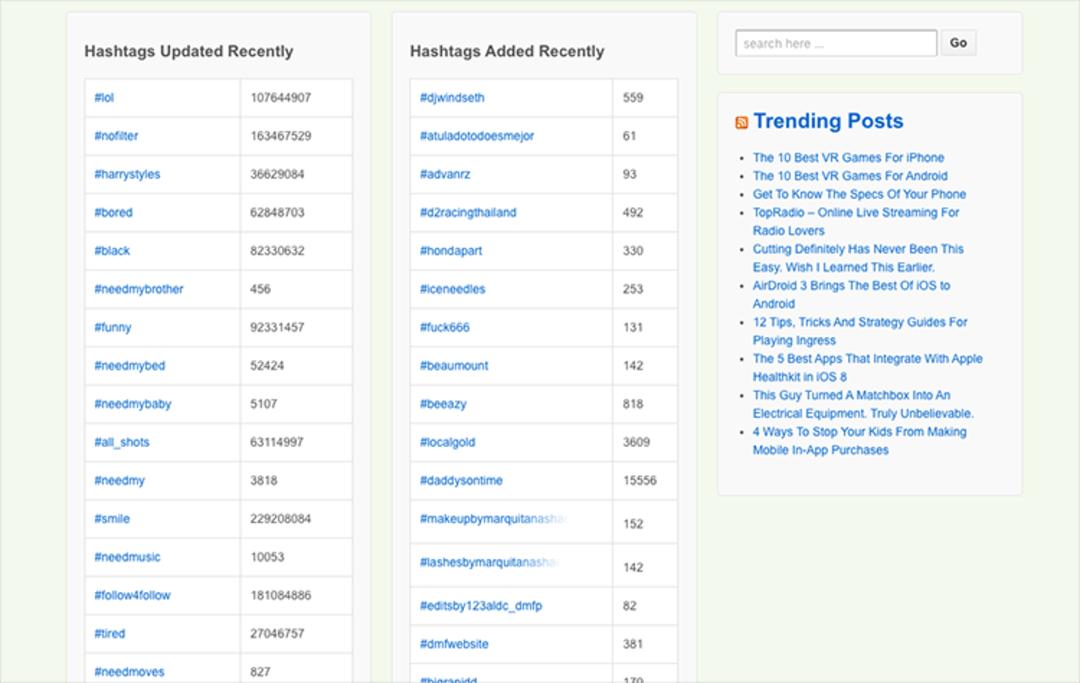 hashtag