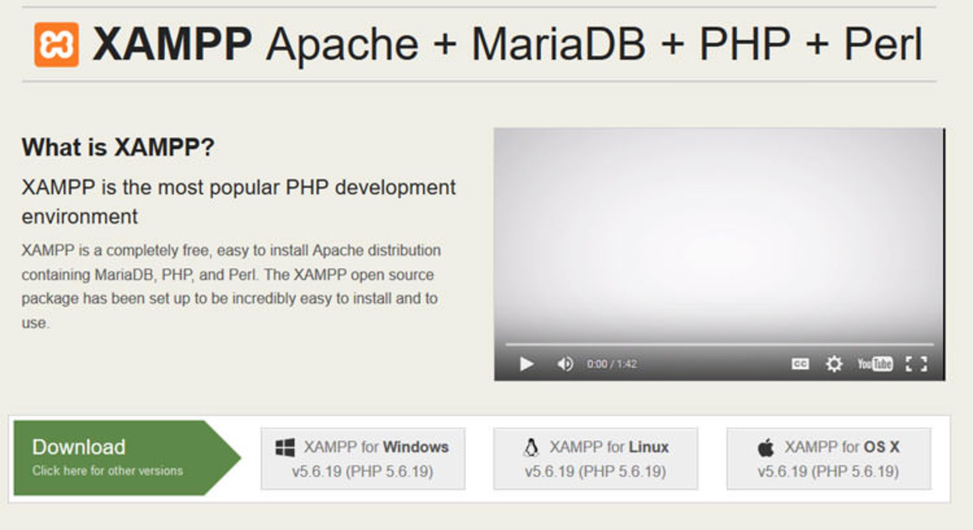 xampp website