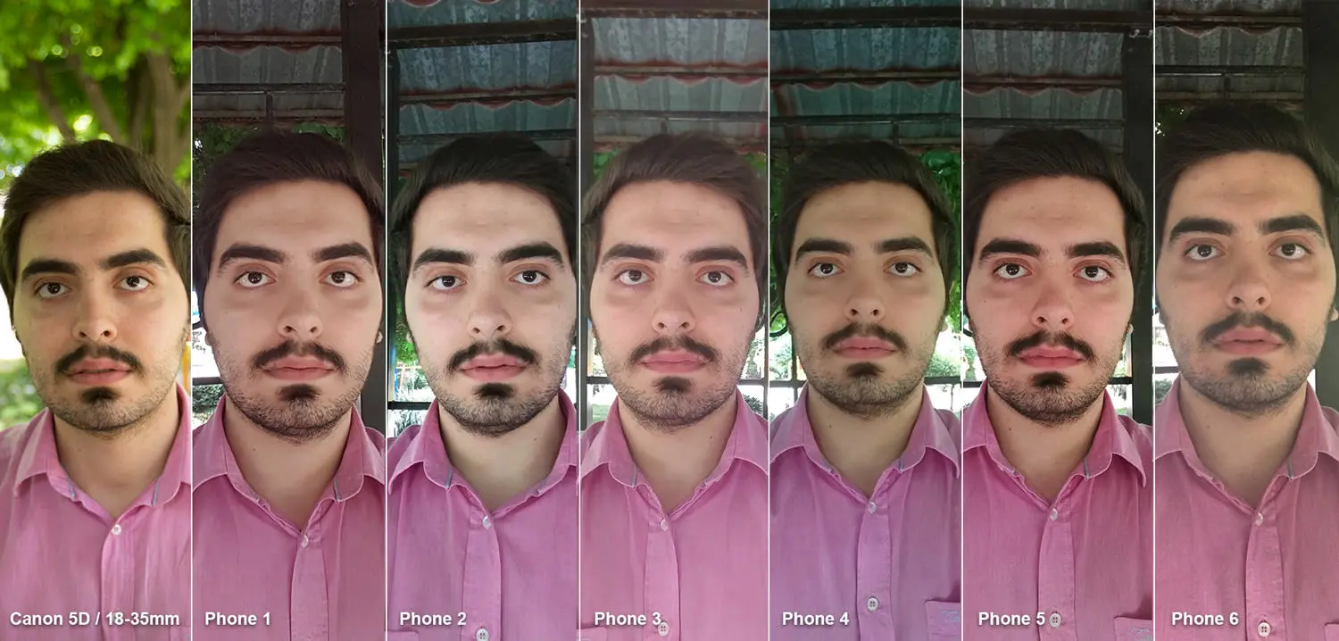 آزمایش سلفی دوربین