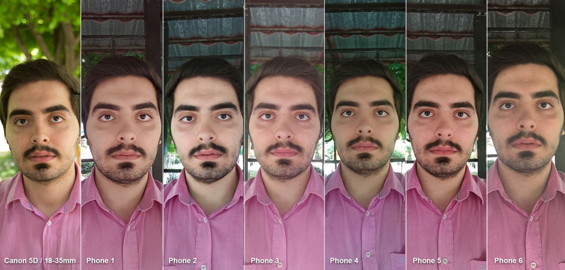 آزمایش سلفی دوربین
