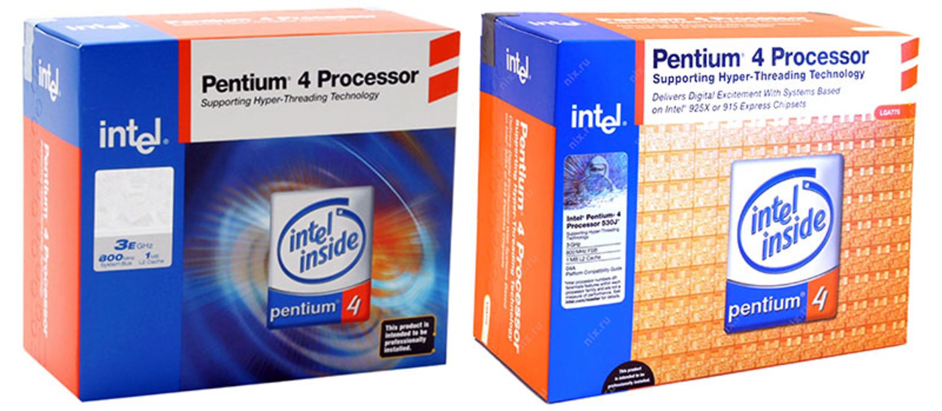 مرجع متخصصين ايران پردازنده پنتيوم 4 اينتل intel pentium 4 cpu box