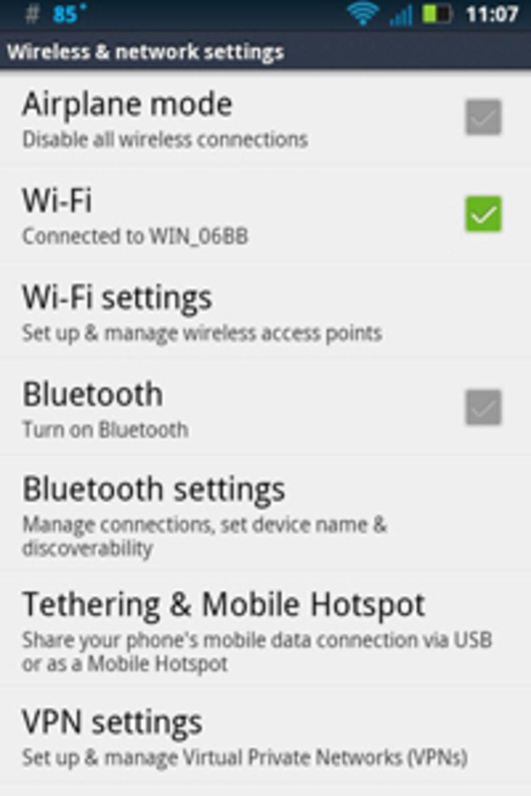 wifi settings