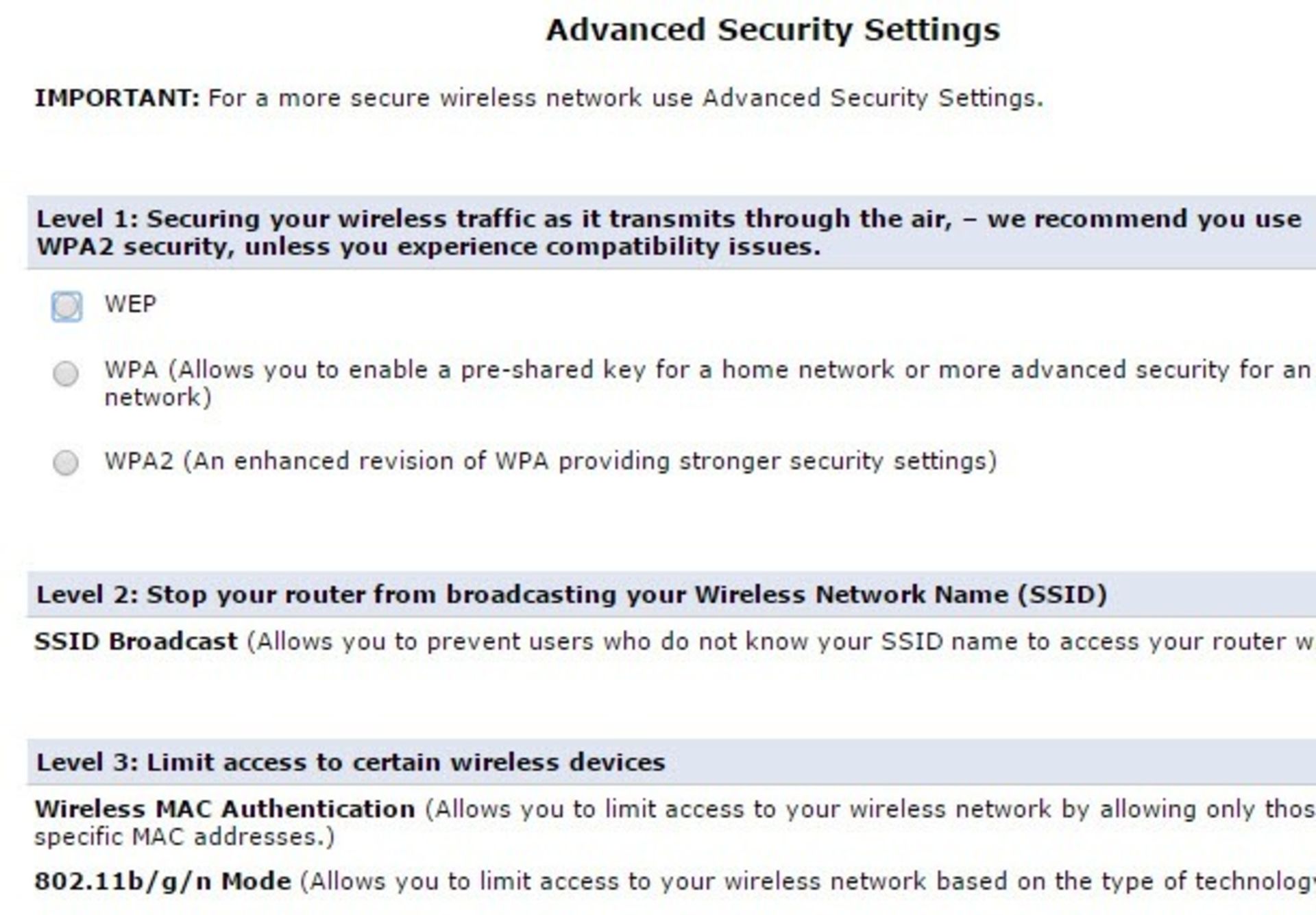 wireless auth