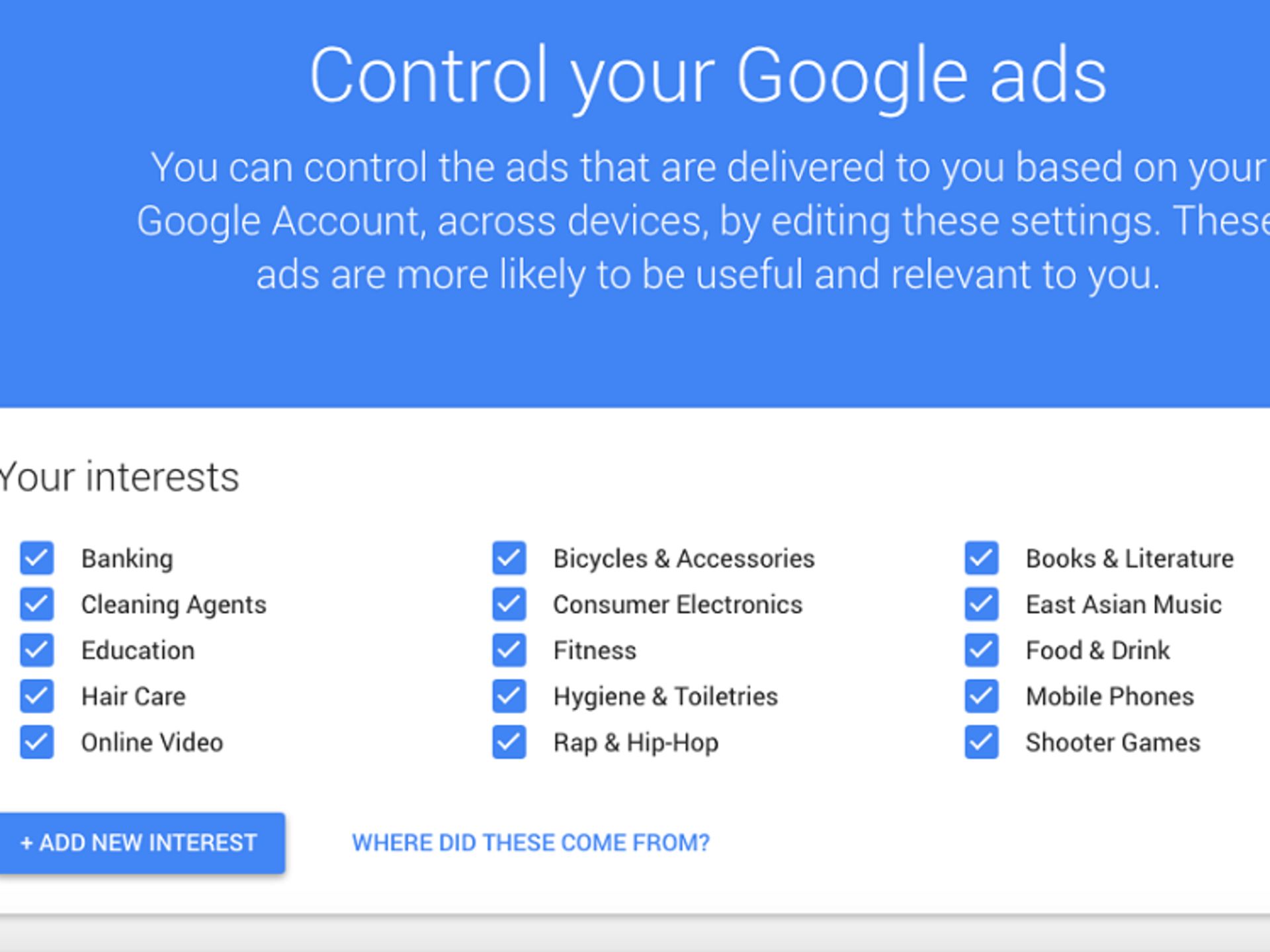 اطلاعات گوگل 13