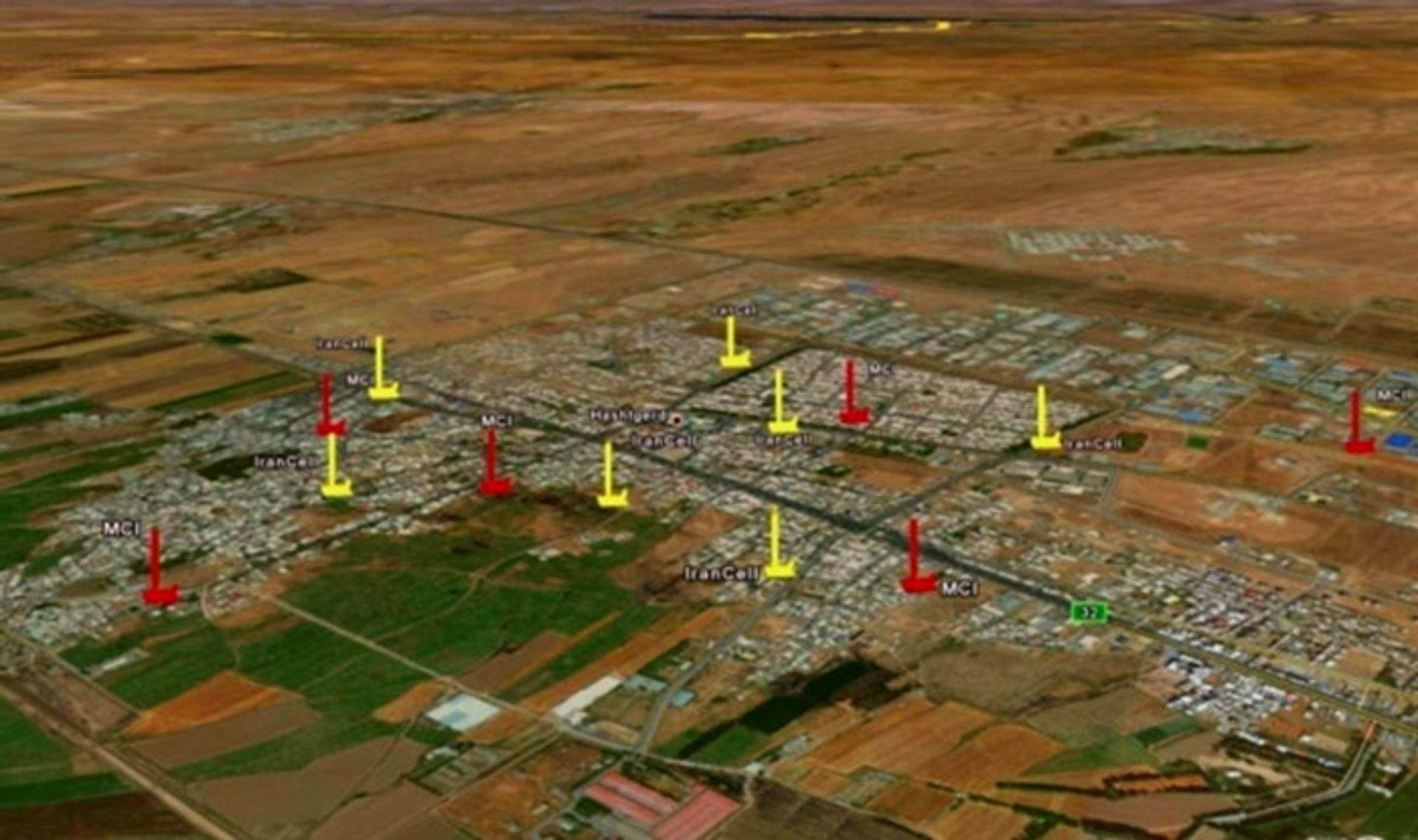 بی تی اس های شهر هشتگرد 