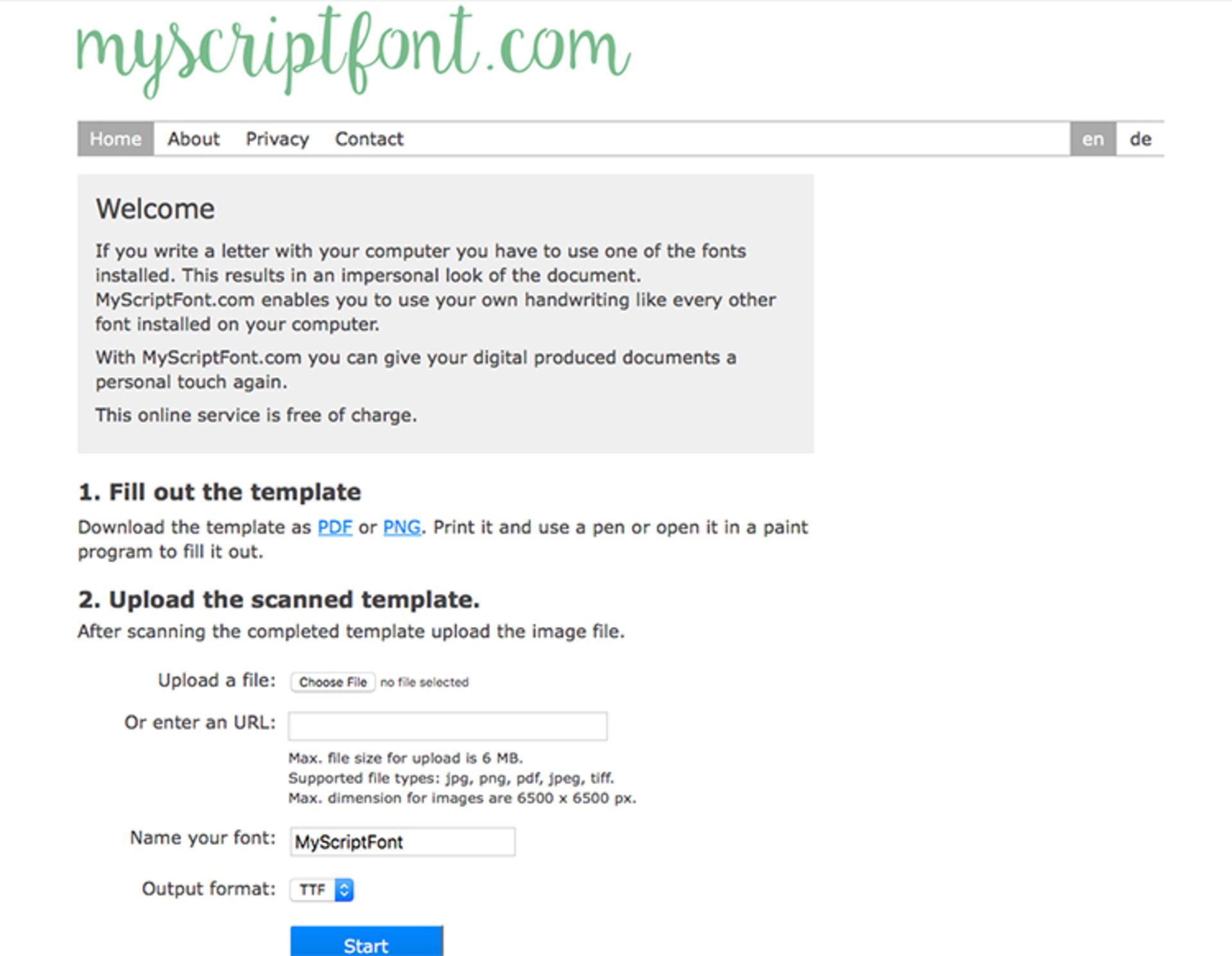 website