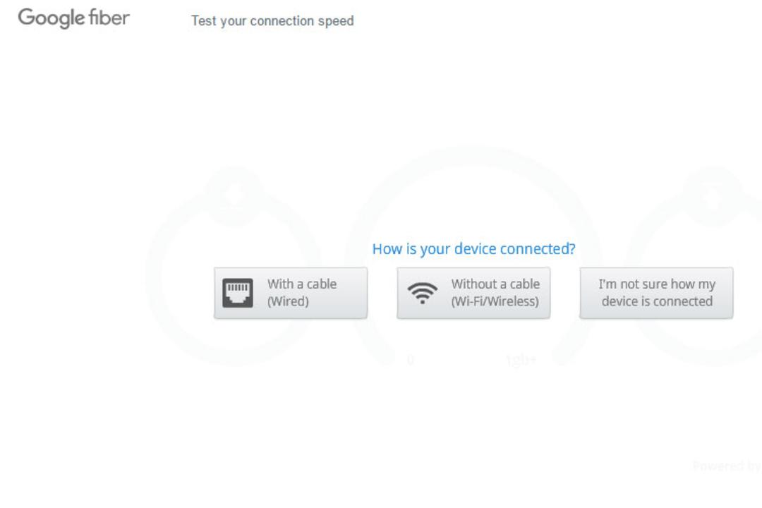 google speed test