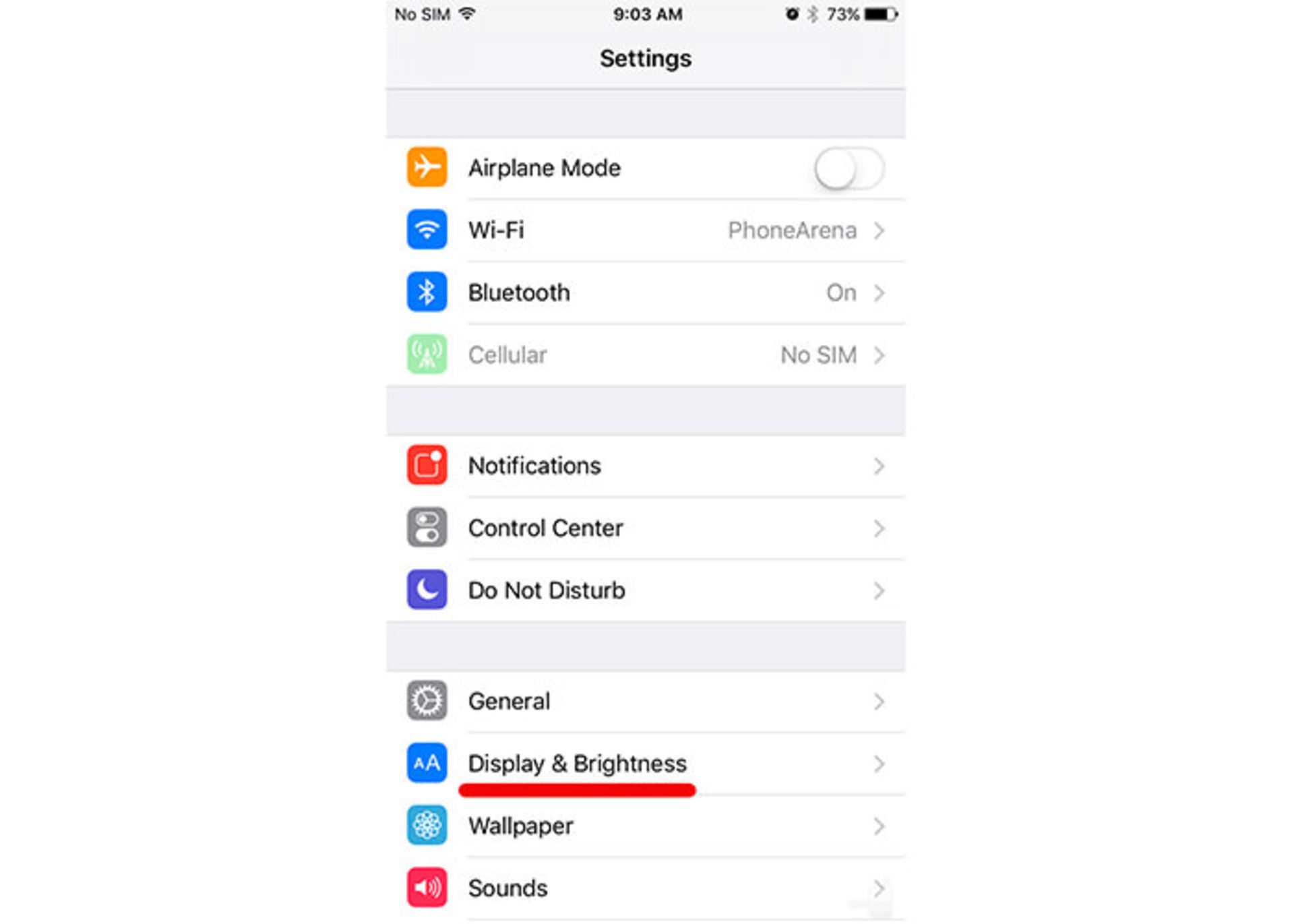 بیدار شدن نمایشگر iOS 10