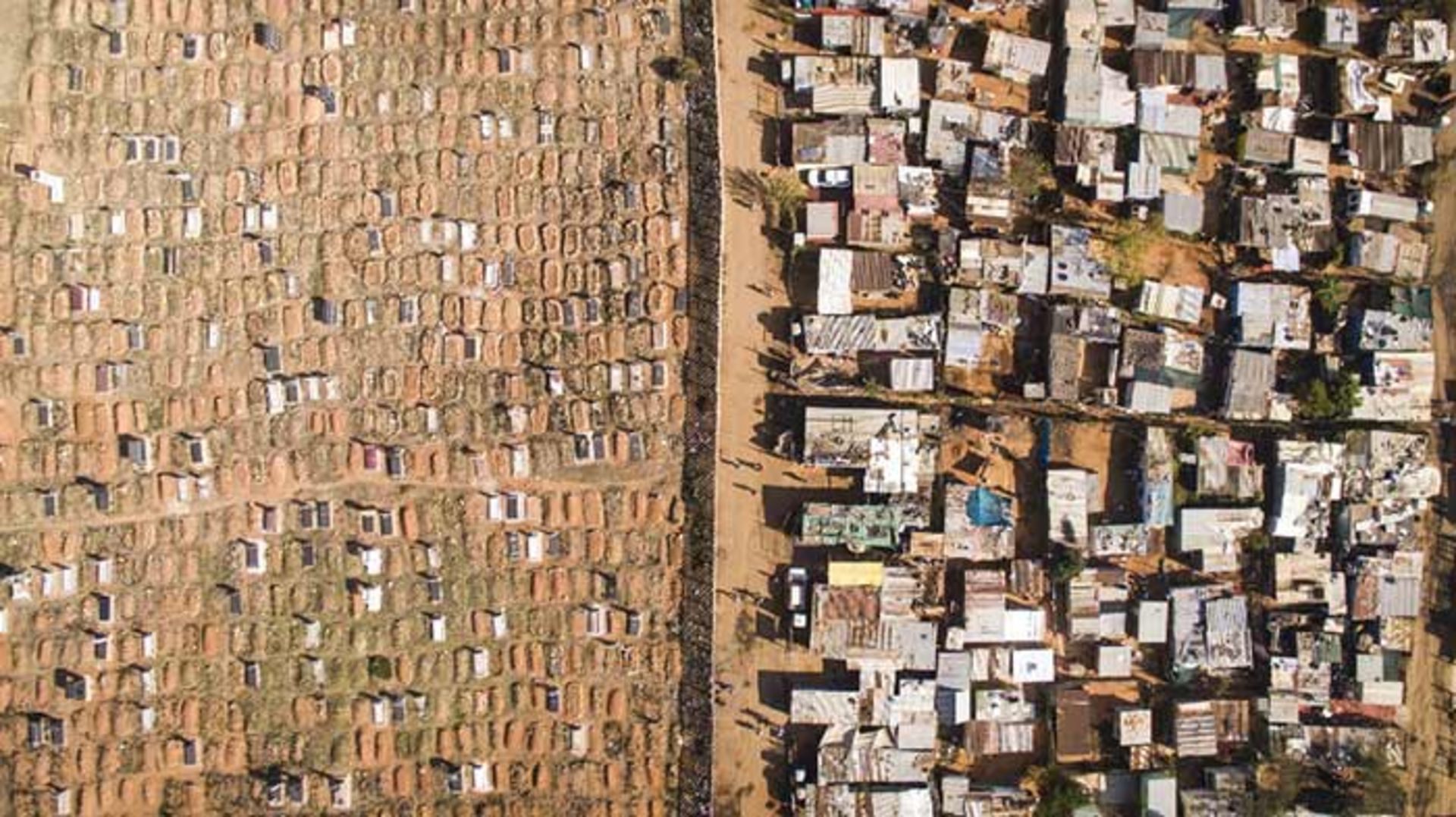 نمایش هوایی از فاصله‌ی بین فقیر و غنی