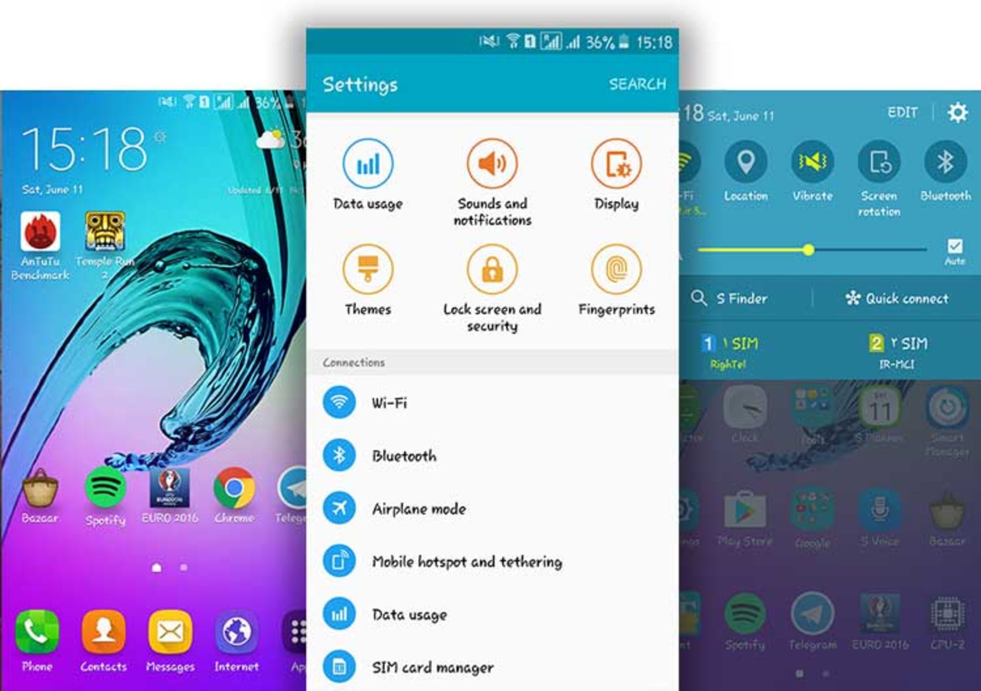 اسکرین شات گلکسی A9