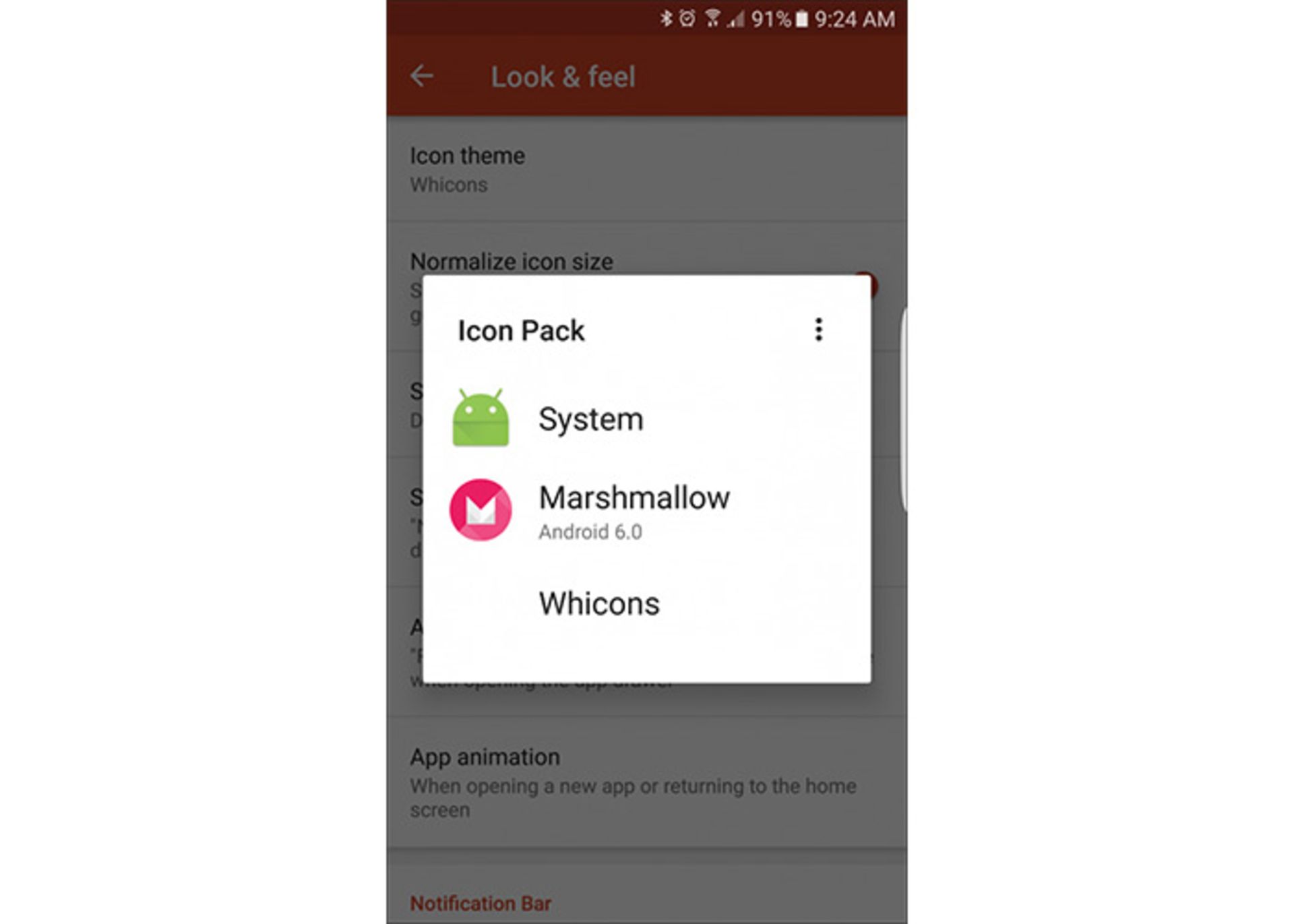 تغییر آیکون اندروید