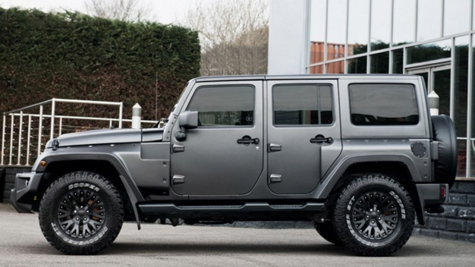 جیپ تیون شده افضل خان