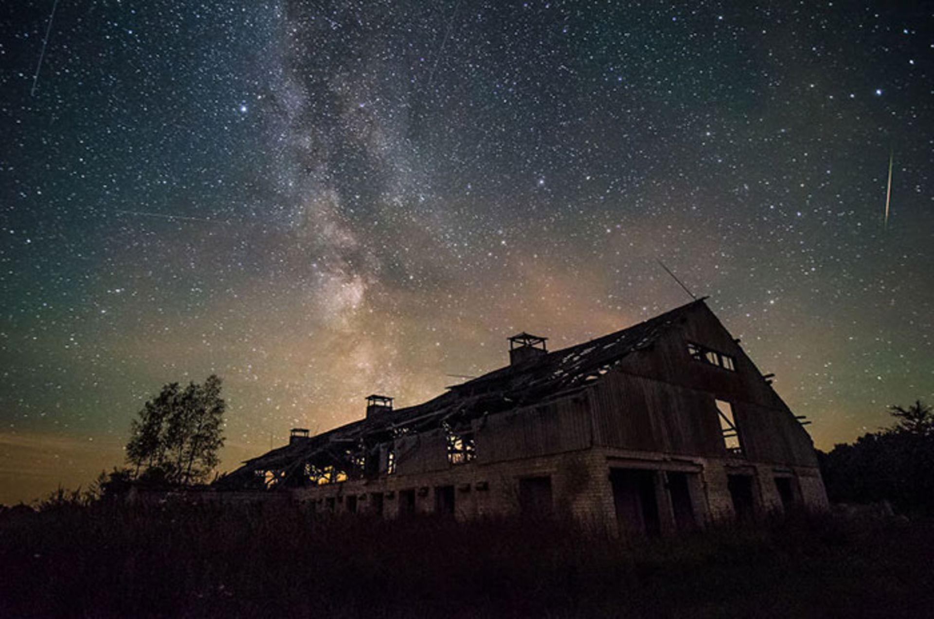 زیبایی شب‌های پر ستاره لیتوانی در قاب تصویر