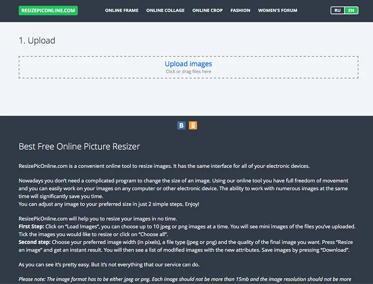 website