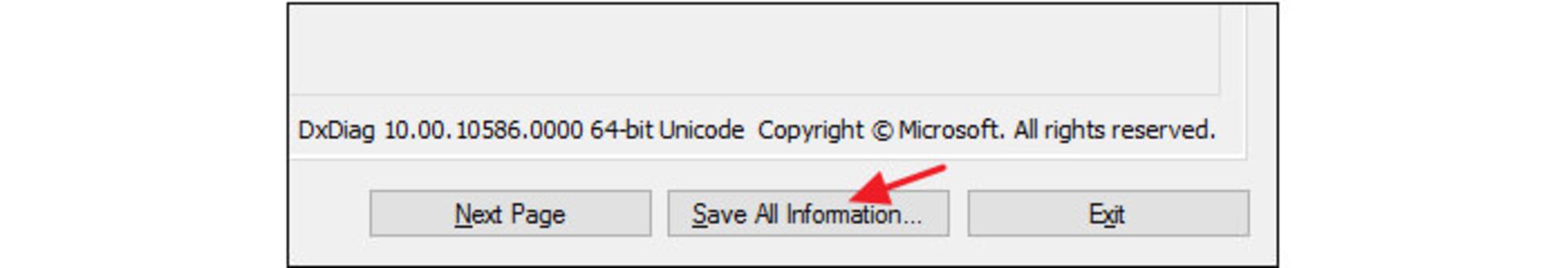 ابزار DirectX Diagnostic