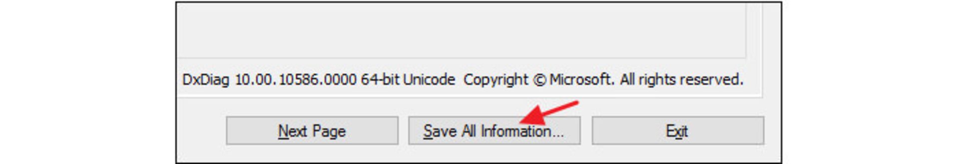 ابزار DirectX Diagnostic