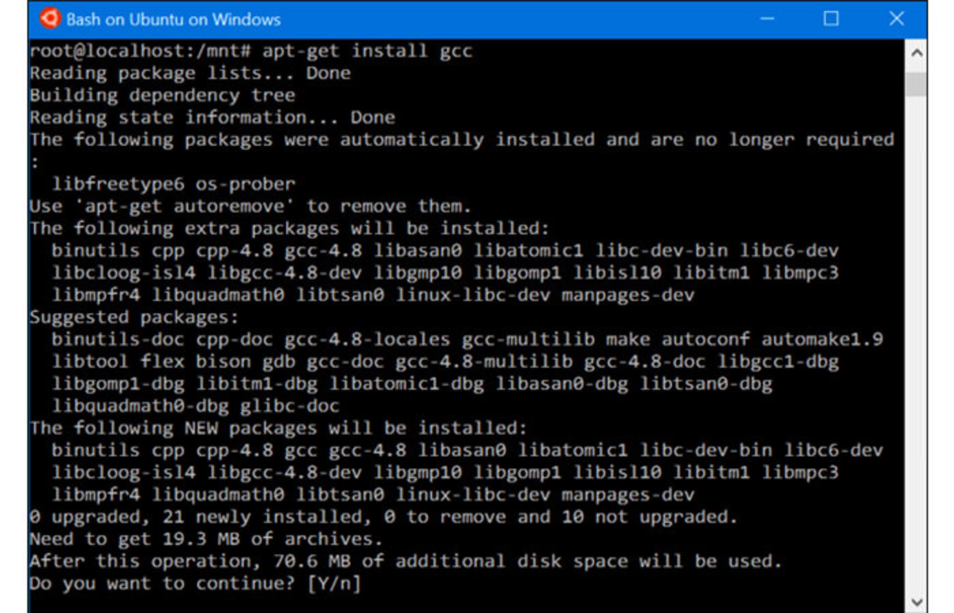 نصب Bash Shell در ویندوز 10