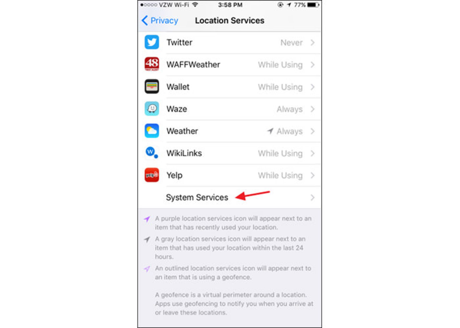 ثبت مکان های پربازدید در iOS