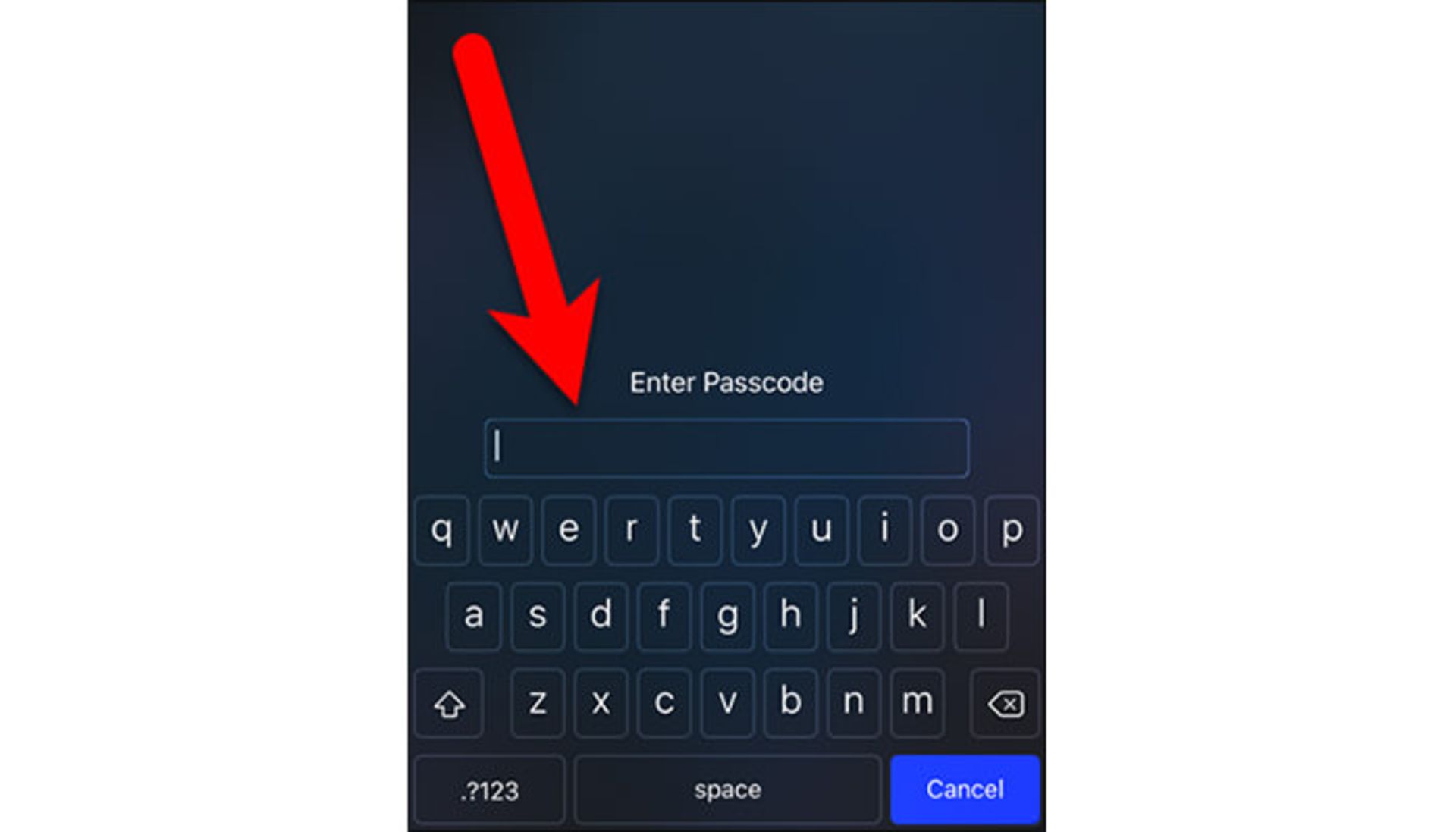 تعیین رمز عبور ترکیبی در آیفون
