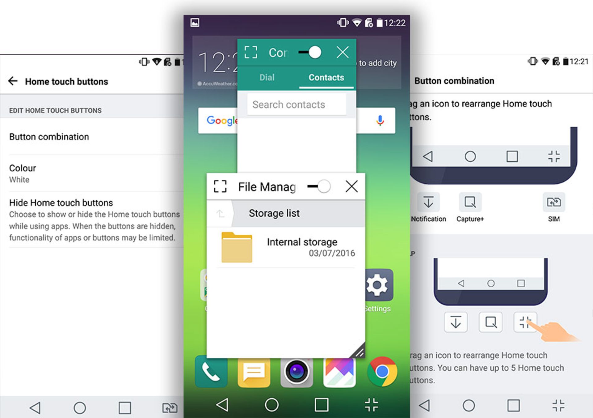 اسکریت شات ال جی جی 5
