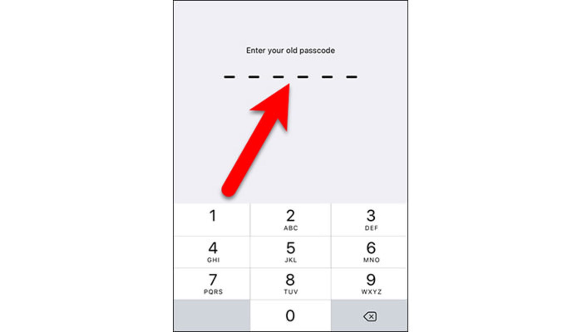 تعیین رمز عبور ترکیبی در آیفون