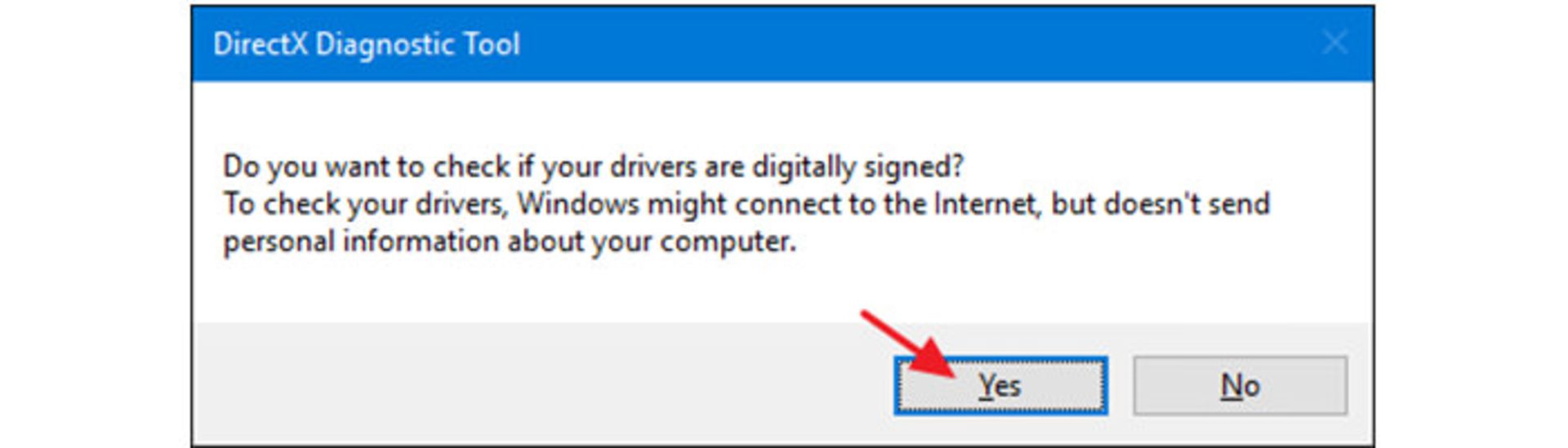 ابزار DirectX Diagnostic
