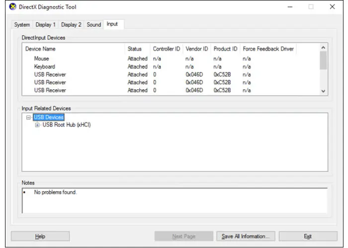 ابزار DirectX Diagnostic