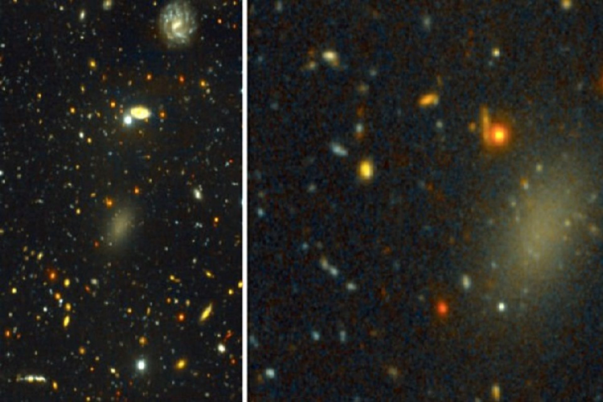 کهکشانی از ماده تاریک