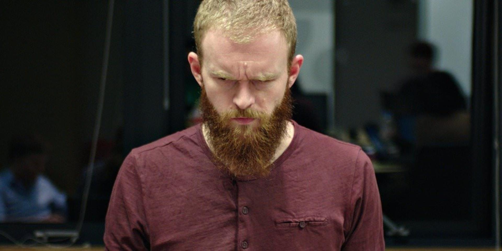 Frowning