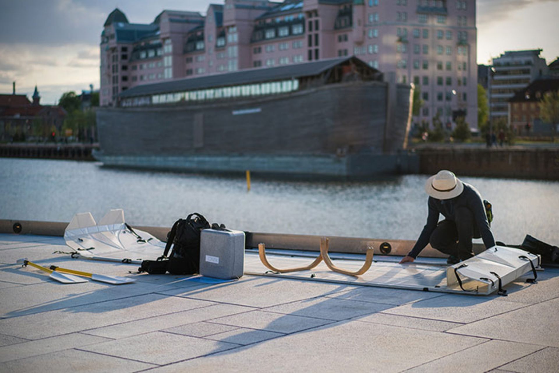 ساخت قایق کانو با کمک هنر اوریگامی