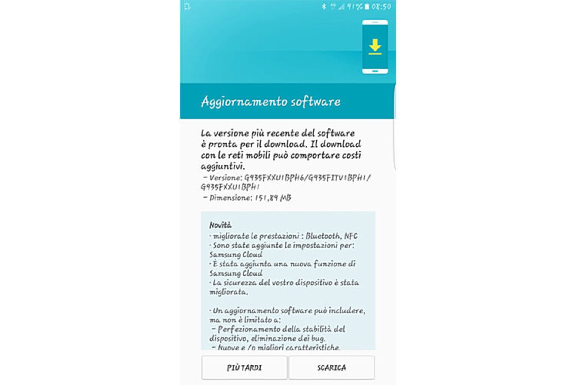 بروزرسانی گلکسی اس 7 و گلکسی  اس 7 اج