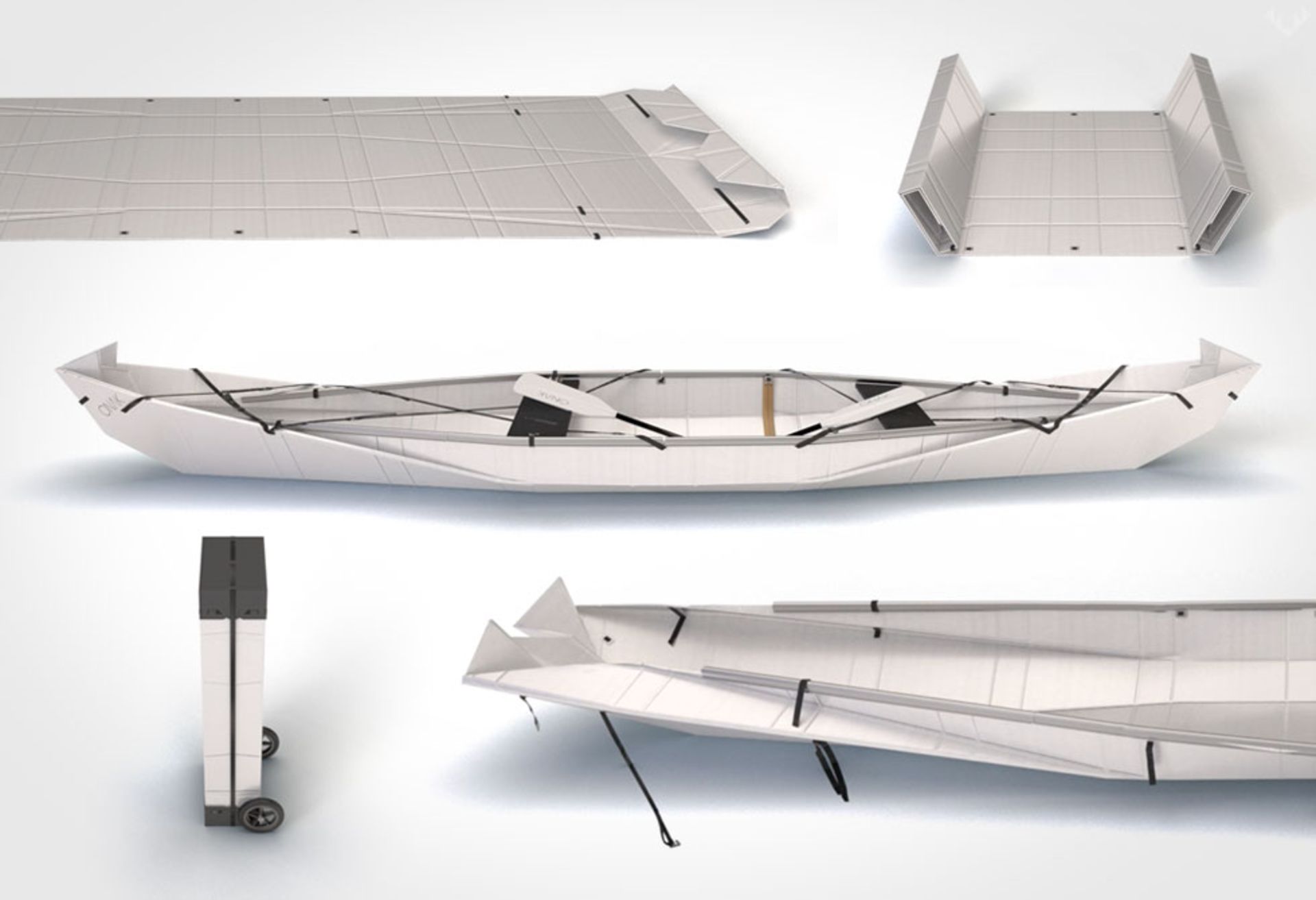 ساخت قایق کانو با کمک هنر اوریگامی