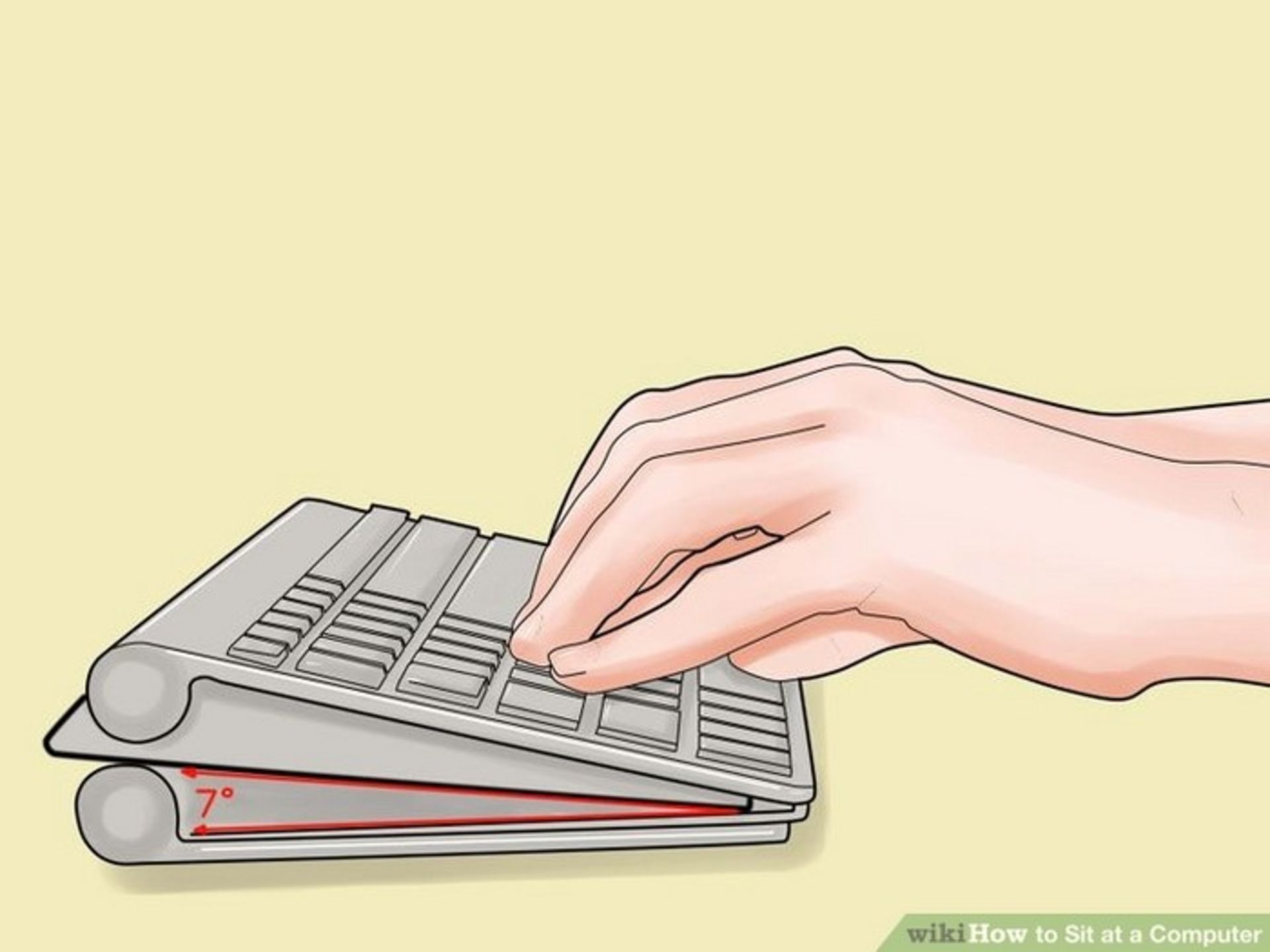 how to sit at a computer