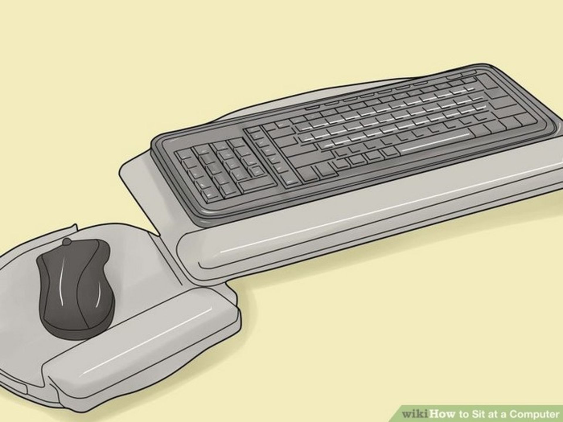 how to sit at a computer