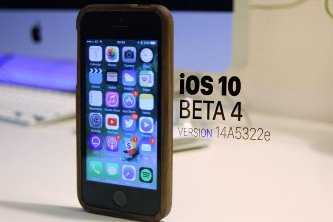 ios 10 beta 4