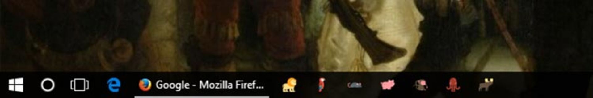 تغییر آیکون taskbar