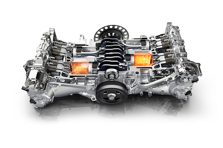 تشریح موتور تخت سوبارو: Boxer Engine - زومیت