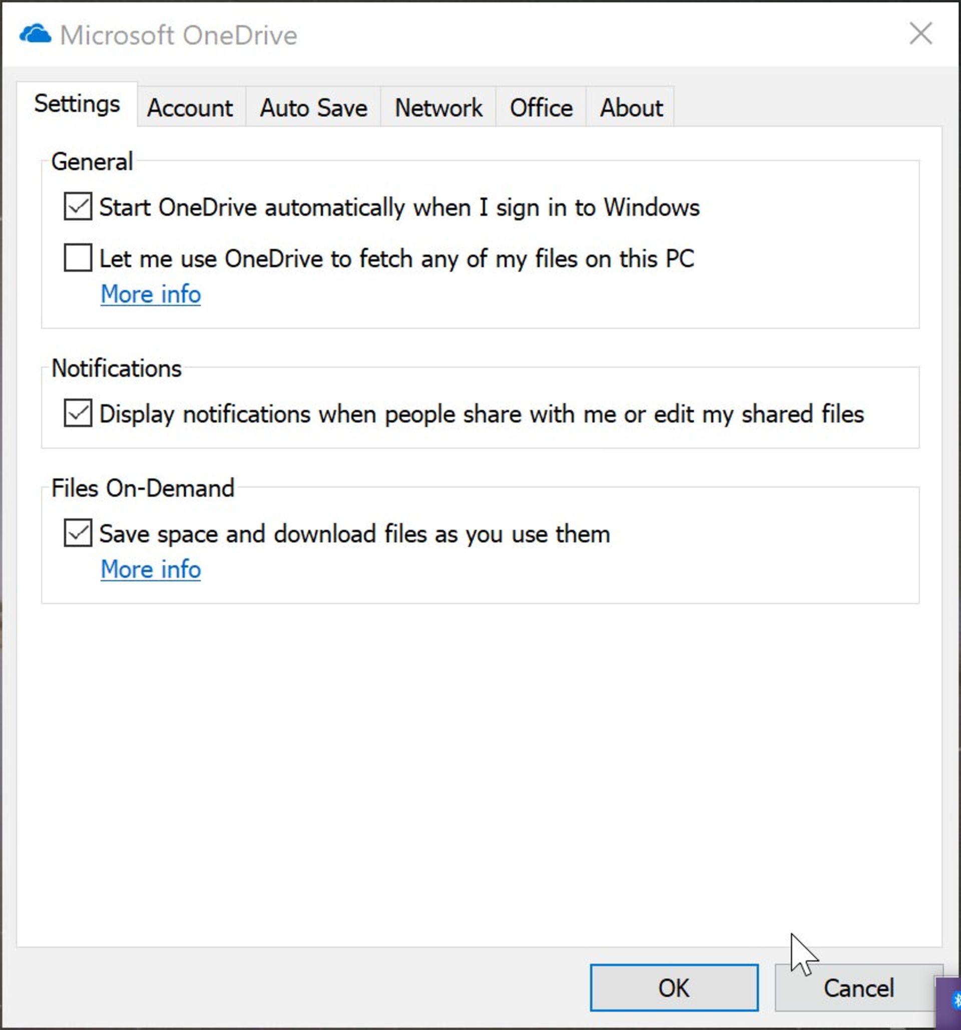 OneDrive Files On-Demand