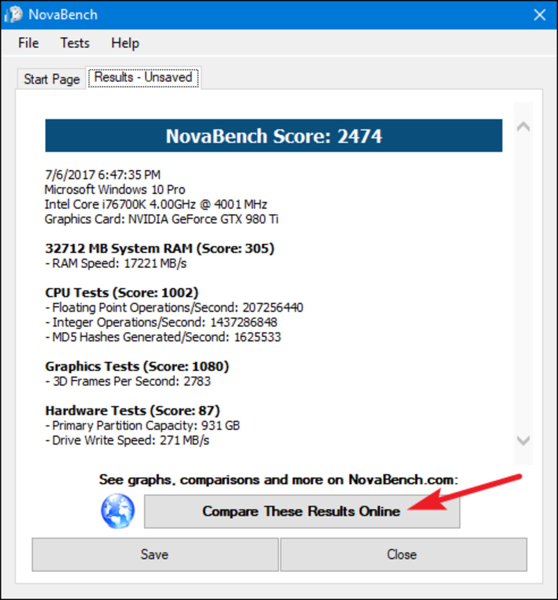 novabench benchmark