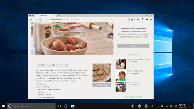 Windows 10 Fall Creators Update