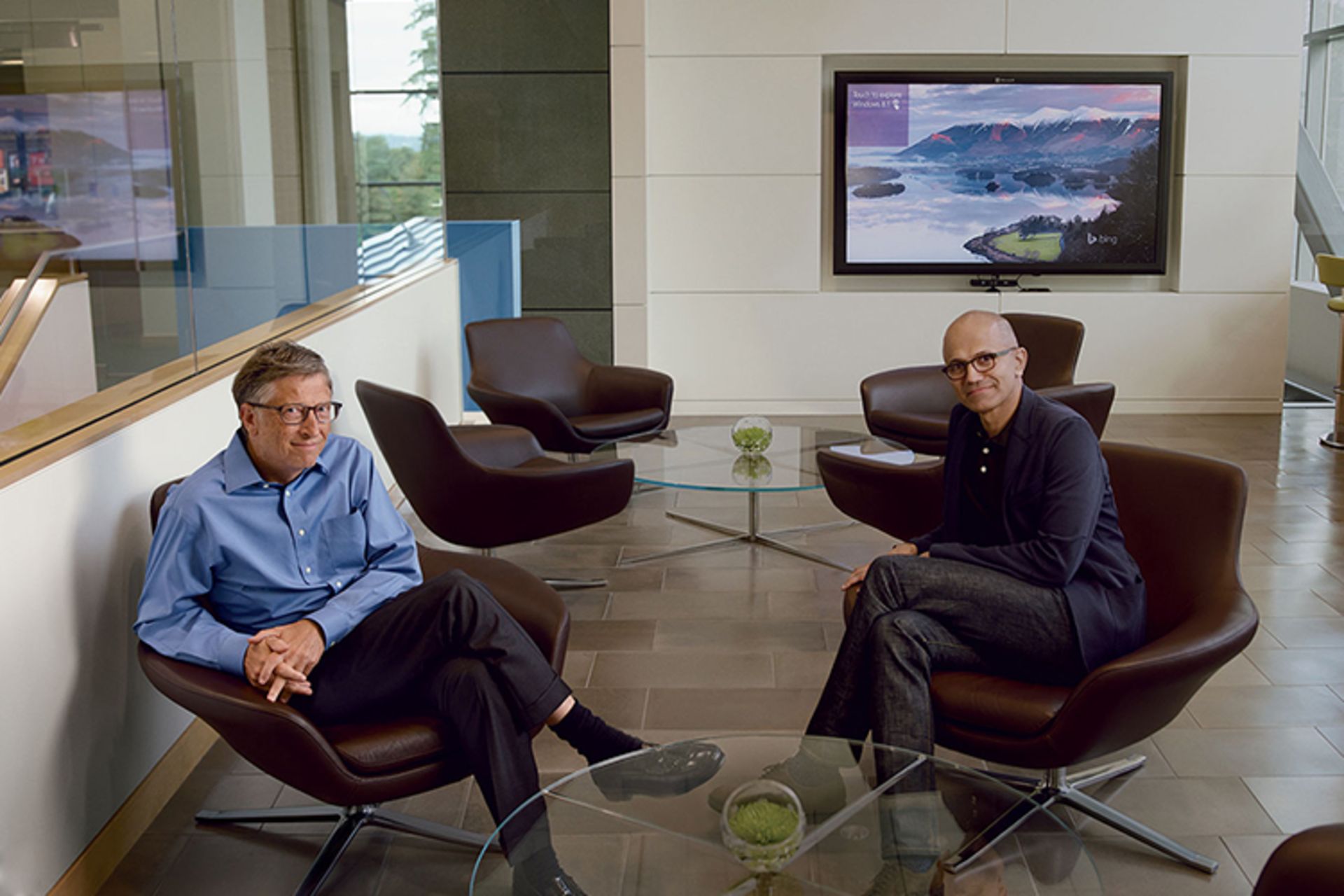 ساتیا نادلا - بیل گیتس / Satya Nadella - Bill Gates