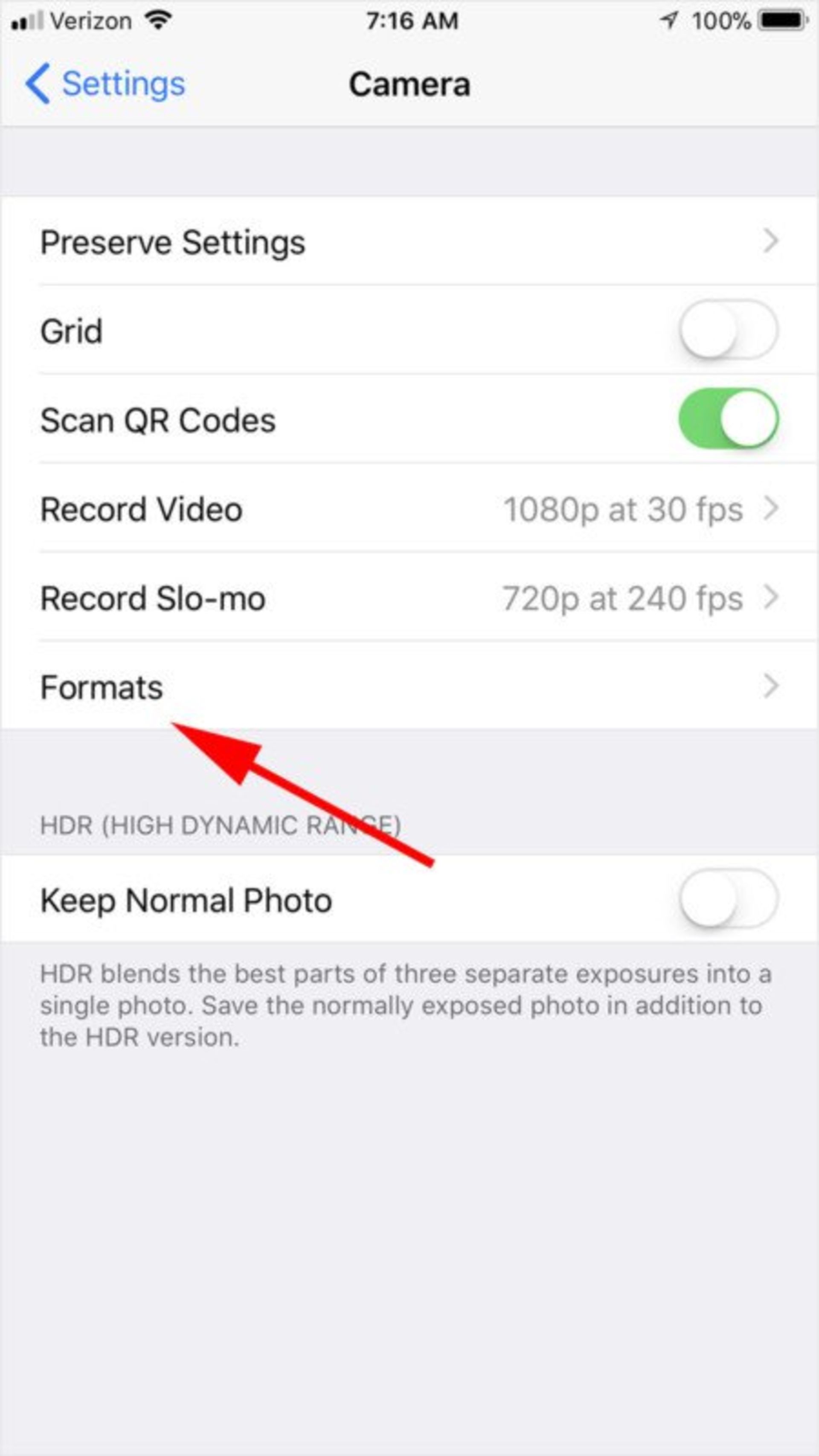 ios setting