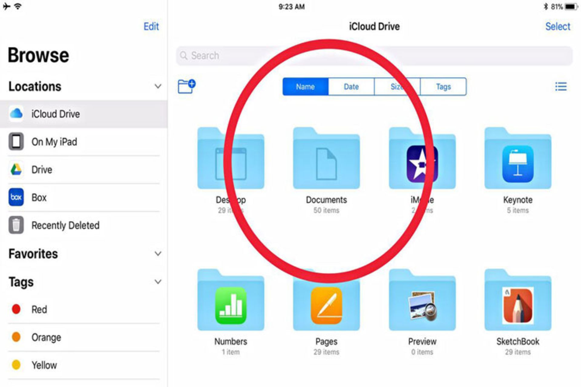 Files app