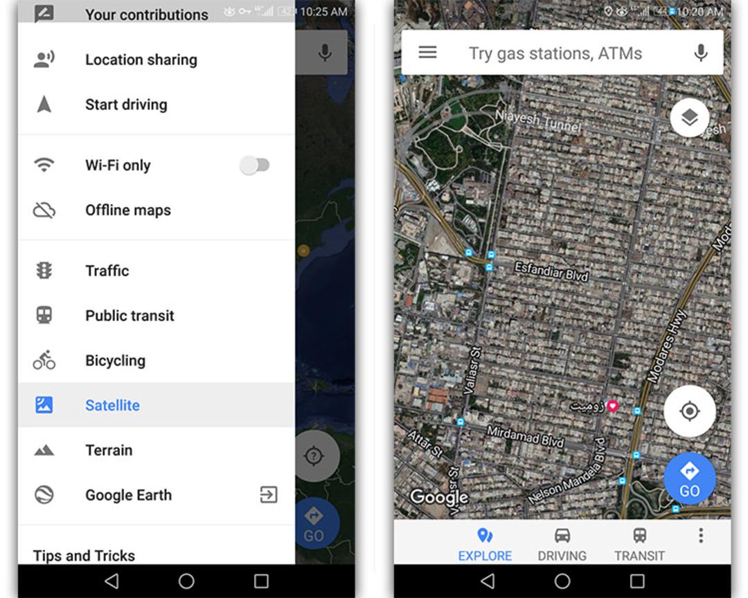 آموزش نقشه گوگل/google/ maps