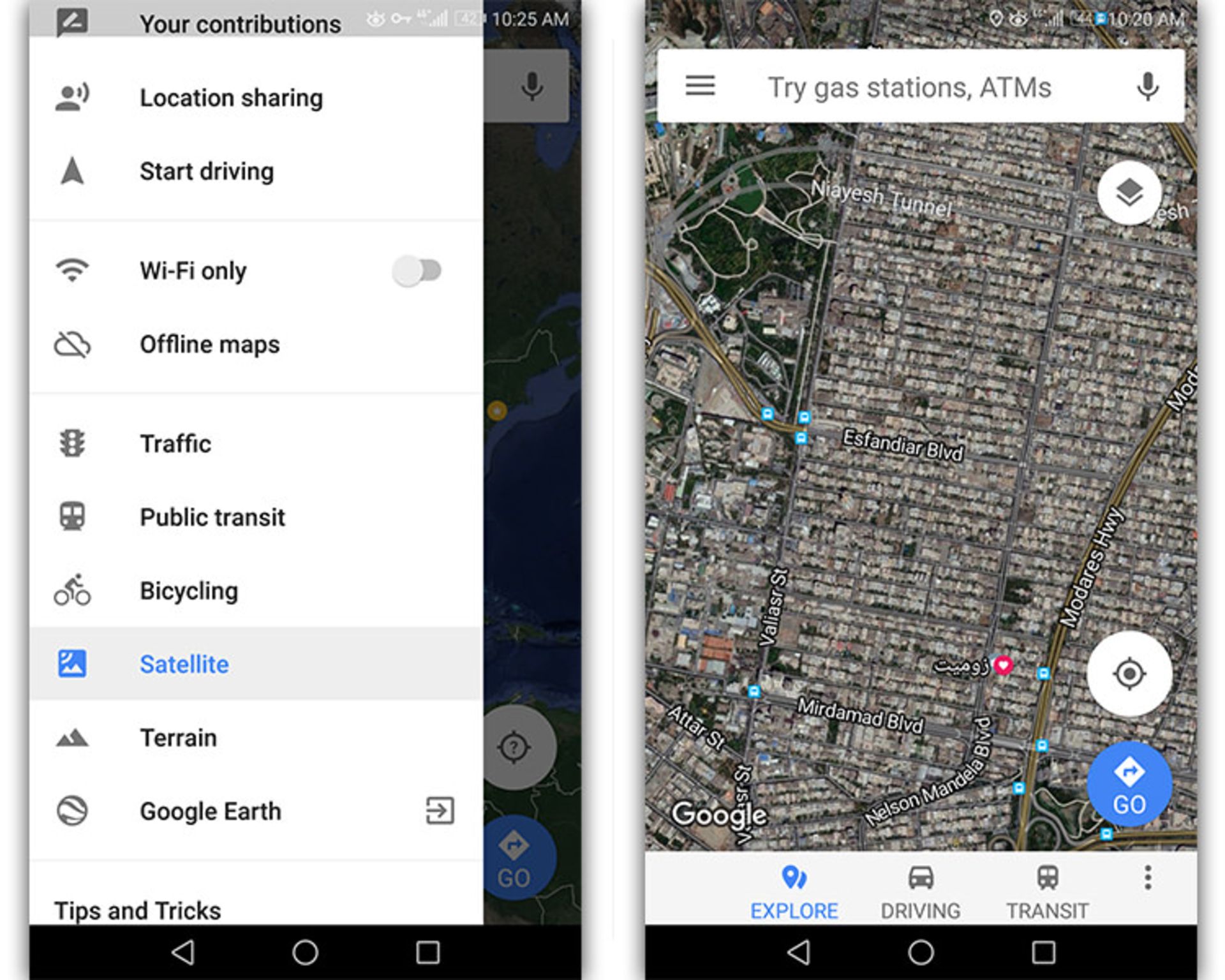 آموزش نقشه گوگل/google/ maps
